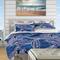 Designart 'Blue Pattern with Fantastic Fishes' Nautical & Coastal Bedding Set - Duvet Cover & Shams